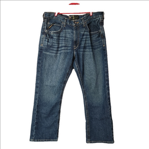 Ariat Mens Rebar 38/30 M5 Relaxed straight leg denim jeans NWOT